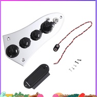 Universal 5 Jazz -08  Loaded Control Plate for 4/5 String  Guitar Replacement Spare Parts