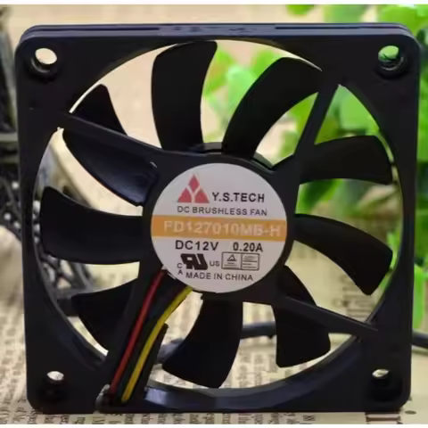 NEW Cooler Fan for Y. S.TECH Y.S.TECH 7010 FD127010MB-H 12V 0.20A Cooling Fan 70x70x10mm