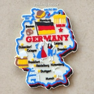 Fridge Sticker Refrigerator Souvenir Germany Rubber