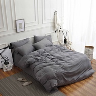 ชุดเครื่องนอน สีเดียว พร้อมผ้านวมHilton พร้อมส่ง สีเดียว ผ้านุ่มสบายไม่แข็ง ซักง่าย มีทั้ง 5 และ6 ฟุ