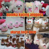 (0_0) boneka kucing anggora ukuran 20cm Random ("_")