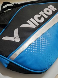 【極新】VICTOR 勝利 羽球球袋/球拍袋/雙肩背帶/藍色