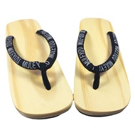 selipar wanita selipar dalam rumah selipar perempuan New Style Japanese Wooden Clogs for Men - Comfo