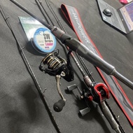 Super cheap Hi Power lure fishing rod set (with pe line + bait set) specializes in luring snakeheads