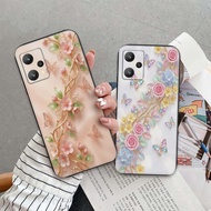 Realme 9 4G / 9i / 9 Pro / 9 Pro+ 5G case with flower print, beautiful fashion