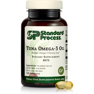 Standard Process Tuna Omega-3 Oil - Brain & Eye Health Support Supplement - Essential Fatty Acid Sup