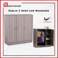 DUBLIN 3 Door Kids Wardrobe Clothes Organizer Rak Baju Almari Baju Kanak Kanak Almari Baju Budak Alm