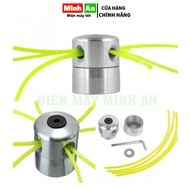 Đầu cắt cước máy cắt cỏ bát cước bằng hợp kim nhôm lưỡi cắt cước dùng cho máy cắt cỏ dùng pin 2400W