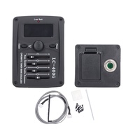 Pinkdayone-SG Acoustic Guitar 4 Band Equalizer EQ Preamps Piezo Pickup Chromatic Tuner System LC‑400
