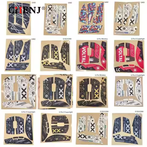 1 set Mouse Grip Tape Skate Handmade Sticker Non Slip Lizard Skin Suck Sweat For Logitech G Pro X Su