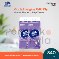 Tissue Vinda Hanging 840 Ply 3 Ply isi 2 Pack