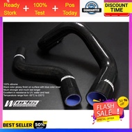 散热器黑色引擎性能部件 Works Engineering Silicone Radiator Hose Kit Toyota Supra 2JZ GTE Non VVTI Engine Perfor