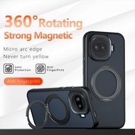 Rotating Bracket Strong Magnetic Ring Plastic Case for iQOO Z11 Turbo iQOO15R Z10Turbo Pro Z9 Turbo+