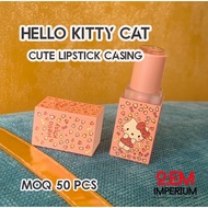 3D Printed HELLO KITTY CAT Lipstick Casing /  Lipstick Tube / Lipstick Packaging / Lipstick Containe