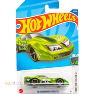 No. 21 '76 GREENWOOD CORVETTE CORVETTE Green Hot Wheels HW CONT