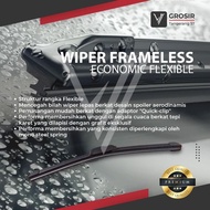 BMW E36 FRAMELESS WIPER / BMW E36 CAR WIPER 2 PCS