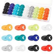 40PCS Running Bib Clips Race Number Buckle Fixing System Triathlon Race Bib Holder Marathon Number B