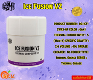 Cooler Master (Thermal Grease) รุ่น Ice Fusion V2 GRAY (RG-ICF-CWR3-GP) ซิลิโคนระบายความร้อน VOLUM