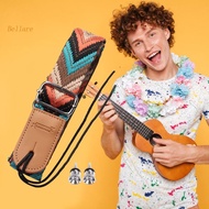 {Ready Now} Multicoloured Ukulele Strap Adjustable Retro Guitar Strap for Ukulele Accessory [Bellare.sg]