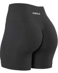 AUROLA Intensify Workout Shorts for Women Seamless Scrunch Short Gym Yoga Running Sport Active Exerc