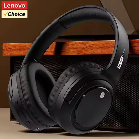 Lenovo LS103 Wireless/Wired Over-Ear Headset Long Battery Life HiFi Stereo Music Bluetooth Headphone