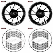 For Z400 Motorcycle Wheel Logo Decal Decoration 17 Inch Wheel Frame Z400 Z 400 Wheel Rim Reflective 