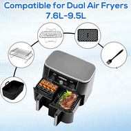 【New arrival】 6pcs Double Basket Airfryer Parts For Ninja Foodi Af300uk Af400uk Tower T17088 Instant