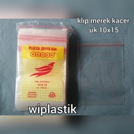 Plastic clip 15X10 pe material kacer brand 10X15