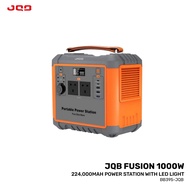 JQB FUSION 1000W POWER STATION WITH LED LIGHT - 716.8WH / 224000MAH / 2 AC 1000W / 10KG / 5YW