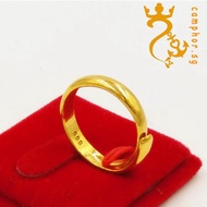 (Hot spot)999 gold ring men and women gold ring jewelry gold ring ring adjustable mouth