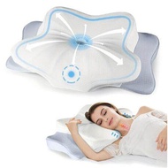 New 12Cm Thickness Butterfly Pillow Anti-Sno Ergonomic Memory Foam Cervical Pain Neck Pain Relief Spine Care