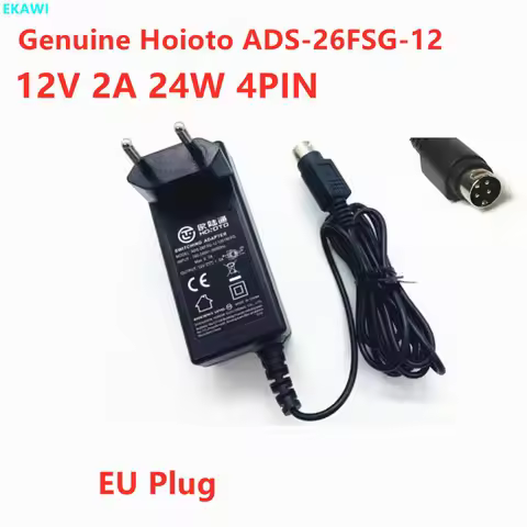 Genuine HOIOTO ADS-26FSG-12 12024EPBR 12V 2A 24W 4PIN ADS-26FSG-12 12024EPG AC Adapter For KPC-024F 