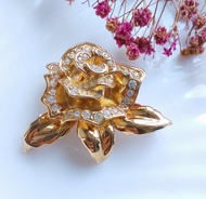 Vintage Jewelry 西洋古董飾品 AVON 1996年 熱情玫瑰 別針