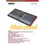 RR620 MIXER ASHLEY MX20 MIXER AUDIO ASHLEY MX 20 ORIGINAL 20 CHANNEL