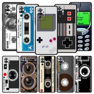 Vintage Tape Camera Gameboy Phone Case For Xiaomi Redmi Note 12 11 10 9 Pro 5G 9s 7 8 8T 8A 9A 9C 9T
