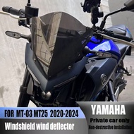 For yamaha MT25 mt25 MT03 mt25 2020-2025 motorcycle Sports Touring Front WindScreen windshield Viser