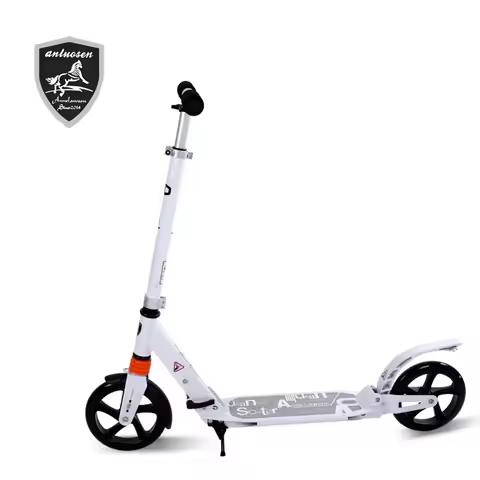STLF New China Manufacturer Folding Best 200mm Big Pu Wheel Scooter Adult Pro Kick Scooter for Sale