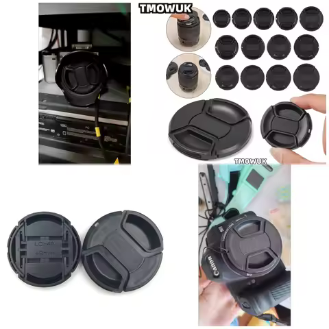 For Canon EOS R8 1N 40D 760D 650D M50 Mark II Rebel T5i 500D Camera Lens Cap Protective Cover Center