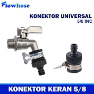 FLOWHOSE Universal Water Tap Connector Xhose Water Hose Connector Universal Tap Adapter Quick Connec