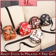 Ready Stock MICOLE SB2609 Korean Women Sling Bag Crossbody Bag Shoulder Bag Women Bags Casual Bag Be