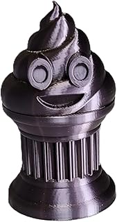 Znet3D Mini Poop Emoji Trophy's - Perfect Award or Gift - Handmade w/Additive Manufacturing - 3" inc