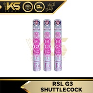 RSL G3 TOURNEY BADMINTON SHUTTLECOCK (100% ORIGINAL)