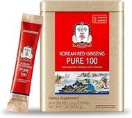 ▶$1 Shop Coupon◀  JungKwanJang Pure 100 Korean Red Ginseng Extract Powder Sticks, 28 Count