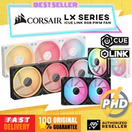 Corsair iCUE LINK LX120/ LX140 RGB PWM Fan [120mm/ 140mm, Normal/Reverse, Single/Starter Kit]