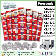 Original Panasonic CR2032 CR2025 CR2016 CR1620 CR1632 CR1220 CR1616 CR2450 Battery Lithium Watch Jam