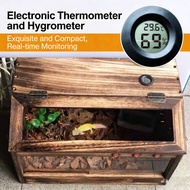 Round Electronic Thermohygrometer Reptile Electronic Thermohygrometer Acrylic Box Climbing Box Therm