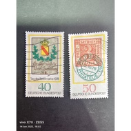 Ge134 Germany 1978 Tag Der Briefmarke 2v used complete