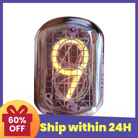 1Pcs IN-12 IN12 Nixie Tubes Glow Tubes Symbol Tube Nixie Tube Clock Glow Tube for Glow Clock Nixie D
