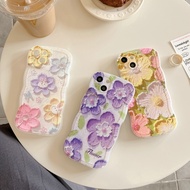 Cover For Huawei P20 P30 Pro Y9 Prime 2019 Nova 3i 4E 5T Mate 20 30 Pro P30 Lite Y90 Y9S Honor 20 9X Pro Silicon Oil Flower Painting Case Accessories