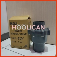 SWING CHECKVALVE CHECK VALVE PVC KDJ 2 1/2 INCH 2.5"INCH TUSEN KLEP - HOLIGANSTORE